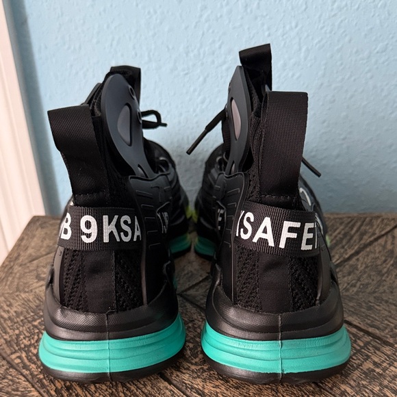 9K Safety JB Steel Toe Work Sneakers Size 7.5 – Black Lightweight Mesh Shoes - Picture 2 of 10